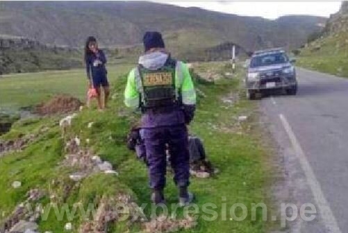 Moto se despita en challhuahuacho