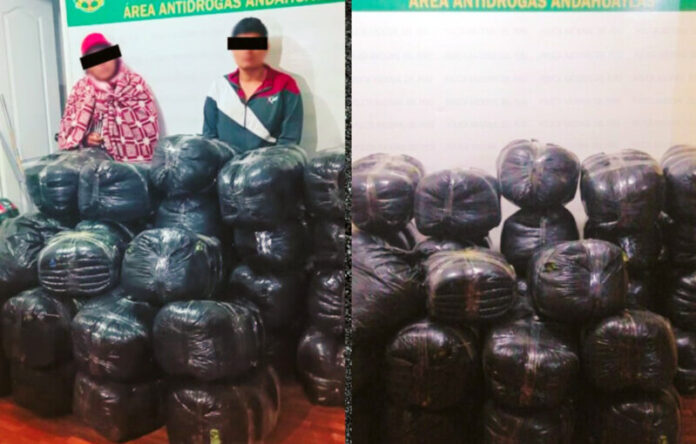 INTERVIENEN A SUJETOS hoja de coca