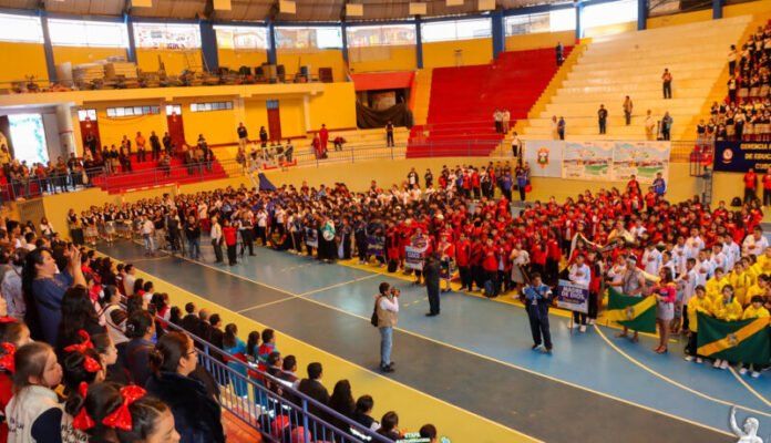 SE INAUGURÓ JUEGOS ESCOLARES DEPORTIVO