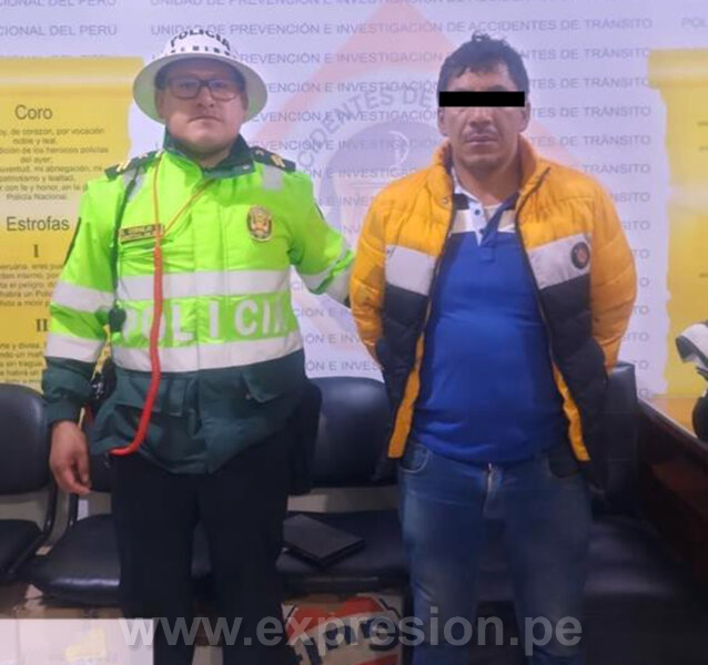 intervenido por accidente tránsito