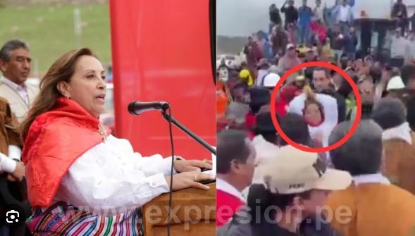 MUJER AGREDE A PRESIDENTA