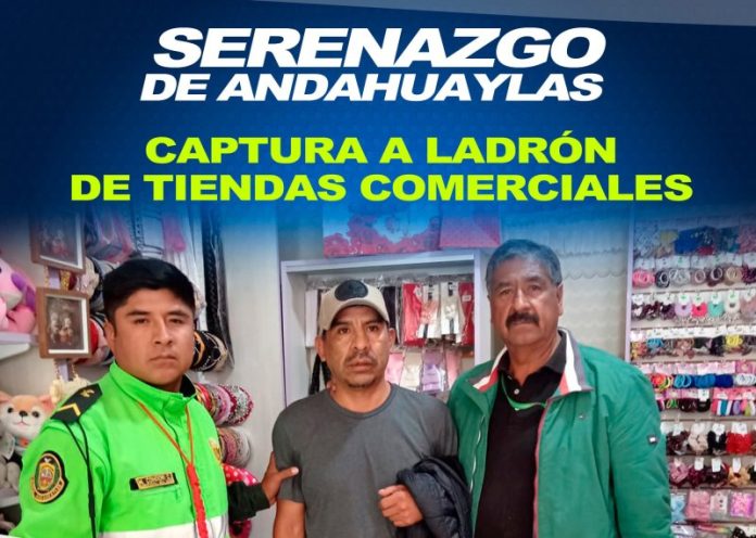 Capturan a ladrond e tiendas