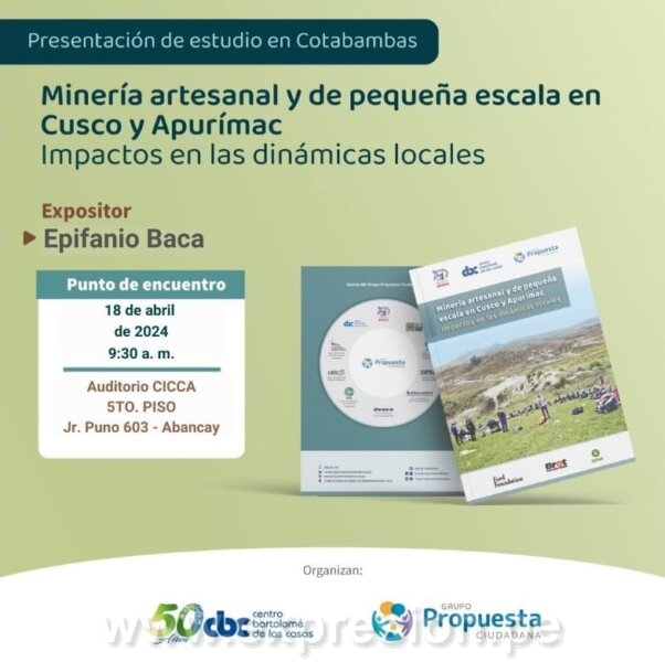 PRESENTARÁN ESTUDIO SOBRE IMPACTO