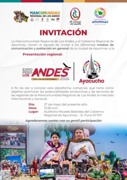 LANZAMIENTO REGIONAL DE EXPO PERÚ
