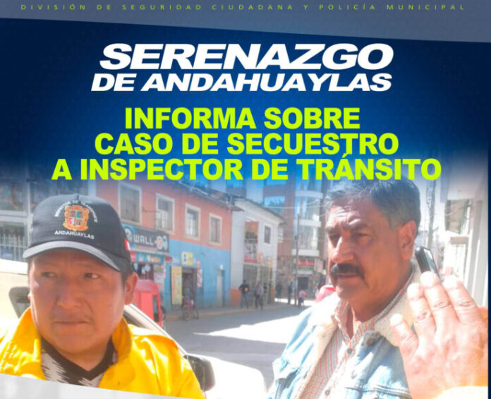 INSPECTOR DE TRÁNSITO DENUNCIA SECUESTRO