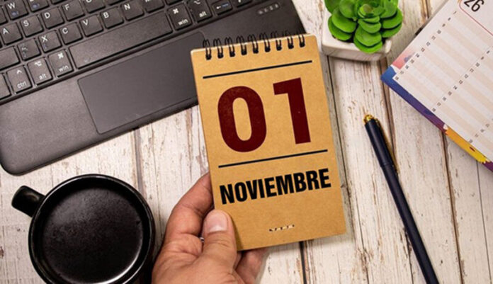 TRABAJAS ESTE 01 DE NOVIEMBRE