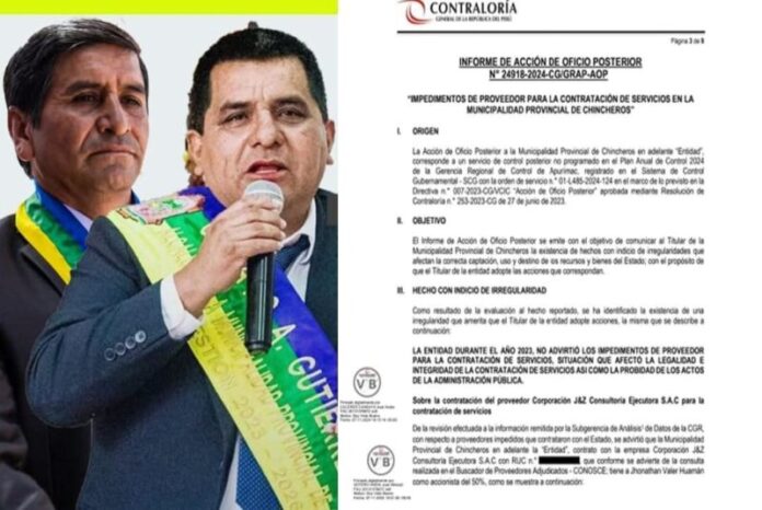 CONTRALORÍA REVELA PRESUNTO CASO DE NEPOTISMO