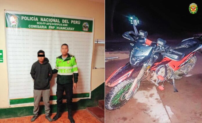Recuperan moto robado