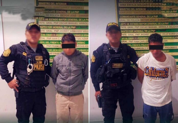 DETIENEN A DOS HOMBRES POR PRESUNTOS