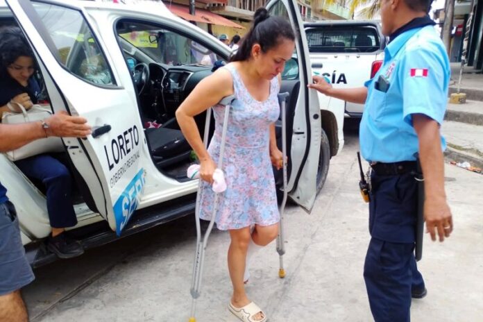periodista fue agredida