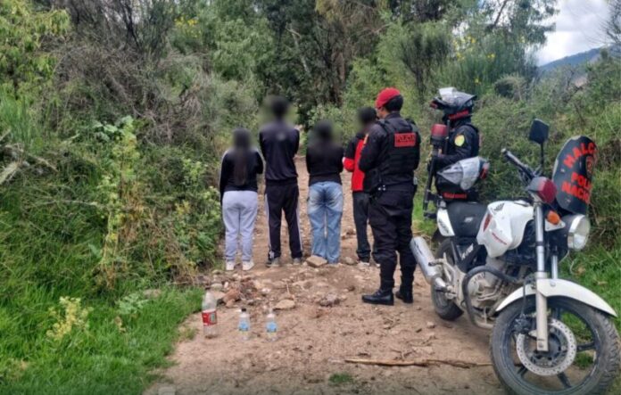 Menores viviendo alcohol