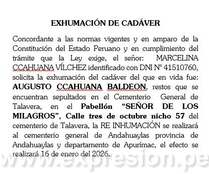 Exhumación