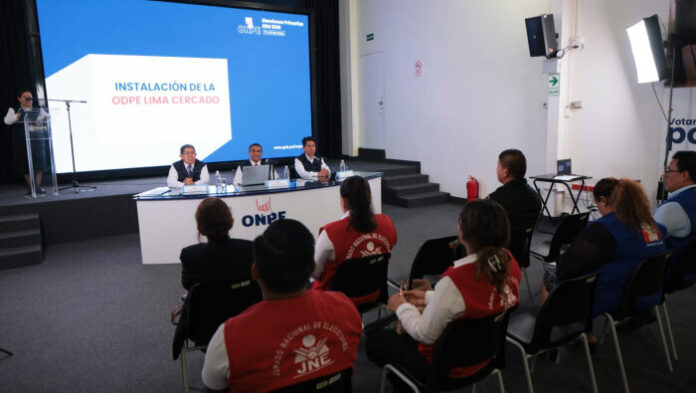 ONPE INSTALA 26 OFICINAS