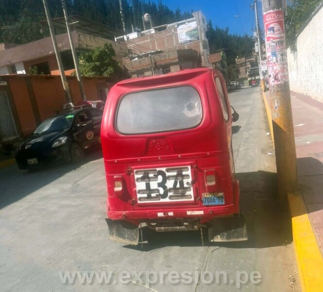 Mototaxi abandona