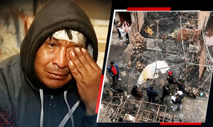 PADRE SOBREVIVE AL INCENDIO