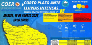 ALERTA EN APURÍMAC POR POSIBLES LLUVIAS INTENSAS EN LAS SIETE PROVINCIAS