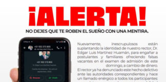 ¡ALERTA POSTULANTES! ADVIERTEN ESTAFA CON FALSAS VACANTES EN EXAMEN DE ADMISIÓN DE LA UNAJMA