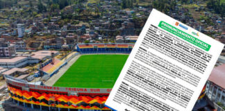 PIDEN ACELERAR OBRAS DEL ESTADIO LOS CHANKAS