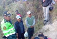 HALLAN SIN VIDA A HOMBRE DE 48 AÑOS EN UNA VIVIENDA RÚSTICA DE CHACCRAMPA