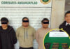 INTERVIENEN A TRES PERSONAS POR PRESUNTA RECEPTACIÓN DE CELULARES EN ANDAHUAYLAS