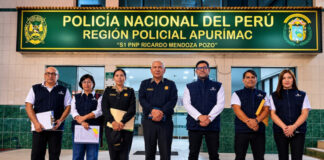 ONPE COORDINA ACCIONES DE SEGURIDAD CON LA PNP EN APURÍMAC