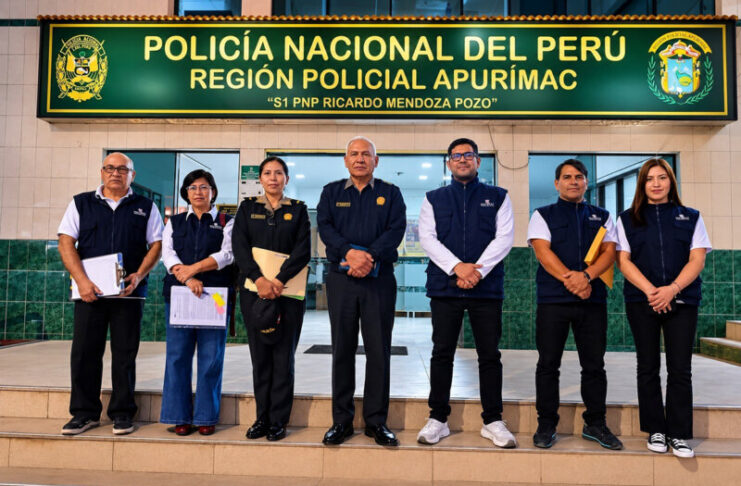 ONPE COORDINA ACCIONES DE SEGURIDAD CON LA PNP EN APURÍMAC