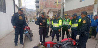 SERENAZGO Y PNP DETIENEN A SUJETO ARMADO TRAS OPERATIVO CERCO EN SAN JUAN BAUTISTA