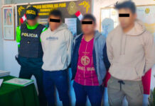 TRES INTERVENIDOS POR PRESUNTO HURTO DE MATERIALES DE CONSTRUCCIÓN EN TAMBURCO