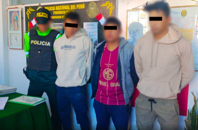 TRES INTERVENIDOS POR PRESUNTO
