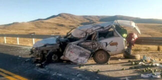 OCROS: UN FALLECIDO Y VARIOS HERIDOS TRAS VIOLENTA COLISIÓN ENTRE VEHÍCULO Y TRÁILER EN LA VÍA AYACUCHO–ANDAHUAYLAS