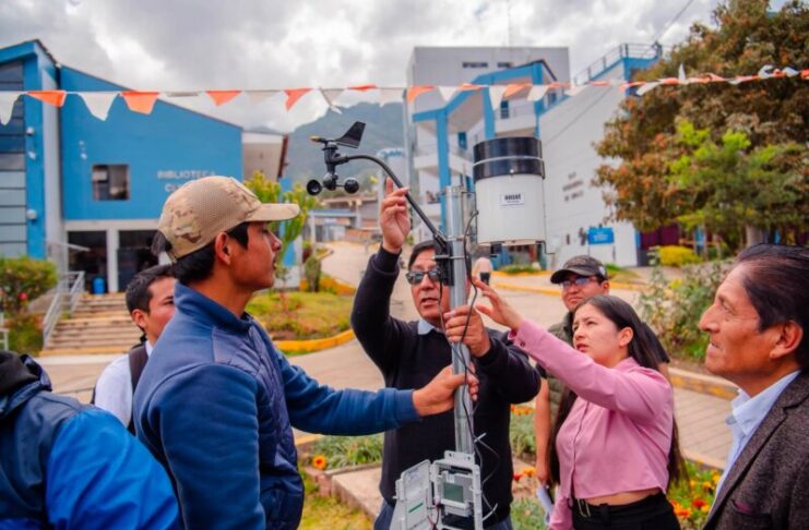 UNAMBA CAPACITA A EQUIPO TÉCNICO PARA INSTALACIÓN DE NUEVA ESTACIÓN METEOROLÓGICA