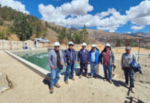 CURAHUASI: VERIFICAN AVANCES DEL PROYECTO DE RIEGO CCOC HUA, PALMIRA Y HAQUIRA