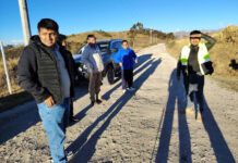 VÍA DE EVITAMIENTO POR LA MARGEN IZQUIERDA: VERIFICAN AVANCE DEL ESTUDIO TOPOGRÁFICO