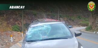 VOLCADURA EN CHONTAY DEJA DOS PERSONAS LESIONADAS