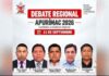 CANDIDATOS AL GOBIERNO REGIONAL DE APURÍMAC EXPONDRÁN SUS PROPUESTAS ESTE 11 DE SEPTIEMBRE
