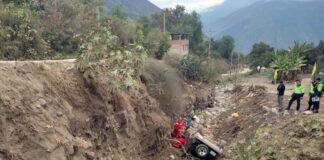 DESPISTE Y VOLCADURA DEJAN UN FALLECIDO EN EL SECTOR PATIBAMBA BAJA DE ILLANYA