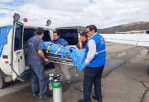 ESSALUD APURÍMAC REALIZA CON ÉXITO REFERENCIA AÉREA DE PACIENTE JOVEN EN ESTADO CRÍTICO HACIA EL HOSPITAL ALMENARA EN LIMA