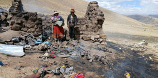 INCENDIO AFECTA VIVIENDA Y DEJA A UNA FAMILIA DAMNIFICADA EN CHALLHUAHUACHO