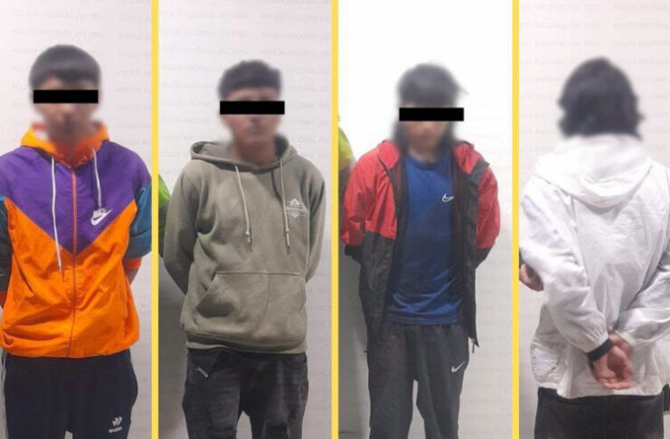 INTERVIENEN A CUATRO POR PRESUNTO ROBO AGRAVADO EN GRADO DE TENTATIVA EN SAN JERÓNIMO