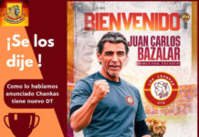 JUAN CARLOS BAZALAR REGRESA A LOS CHANKAS CYC PARA ASUMIR EL DESAFÍO DEL TORNEO CLAUSURA