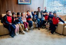 NIÑOS DE SAN DIEGO CONOCEN LA MUNICIPALIDAD DE ANDAHUAYLAS Y SE ACERCAN AL TRABAJO DEL GOBIERNO LOCAL