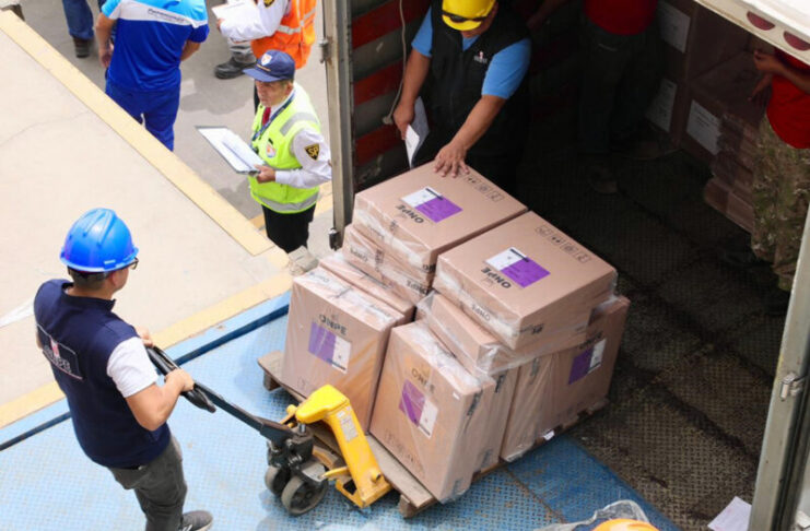 ONPE INICIA TRASLADO DE MATERIAL DE CAPACITACIÓN PARA LAS 125 ODPE