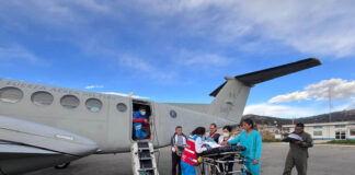 RECIÉN NACIDO DE TRES DÍAS ES REFERIDO VÍA AÉREA DESDE ANDAHUAYLAS A INSTITUTO ESPECIALIZADO EN LIMA