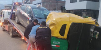 SERENAZGO AUXILIA DE EMERGENCIA A HOMBRE HERIDO TRAS ACCIDENTE DE TRÁNSITO EN ANDAHUAYLAS
