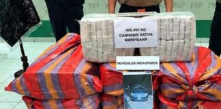 OCROS: ABANDONAN COMBI CON MÁS DE 400 KILOS DE CANNABIS TRAS OPERATIVO POLICIAL