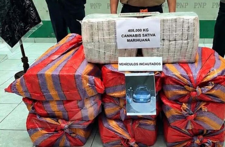 OCROS: ABANDONAN COMBI CON MÁS DE 400 KILOS DE CANNABIS TRAS OPERATIVO POLICIAL