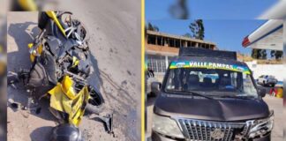 ACCIDENTE DE TRÁNSITO EN URIPA DEJA A UN CONDUCTOR HERIDO Y A OTRO DETENIDO