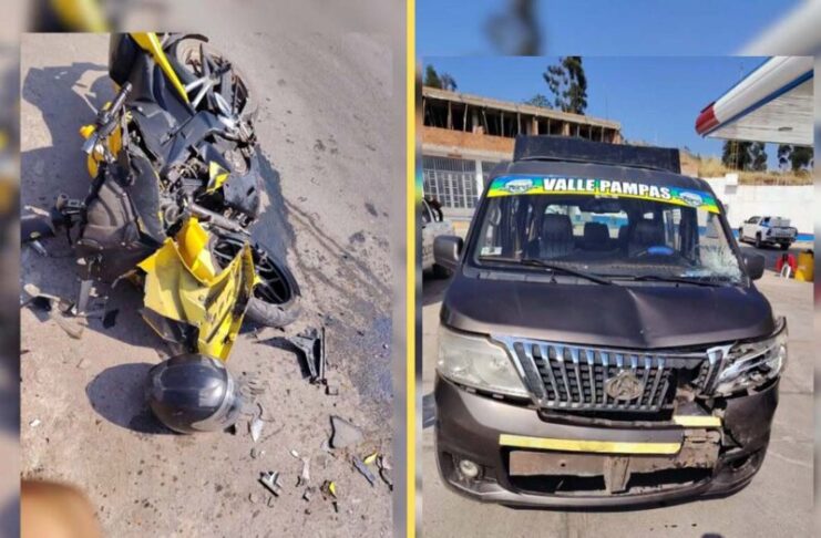 ACCIDENTE DE TRÁNSITO EN URIPA DEJA A UN CONDUCTOR HERIDO Y A OTRO DETENIDO
