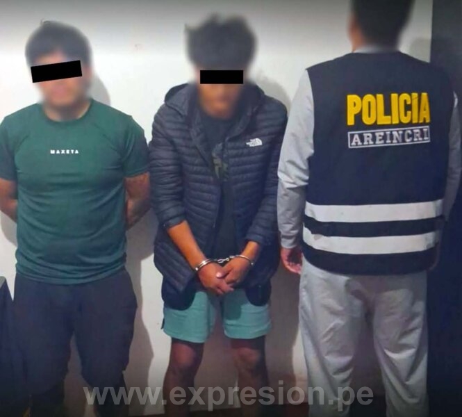 CAEN DOS SUJETOS POR PRESUNTO