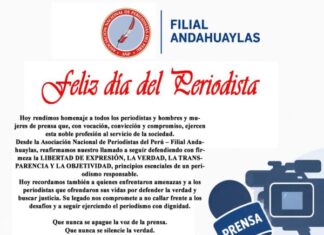 📰 ¡FELIZ DÍA DEL PERIODISTA!